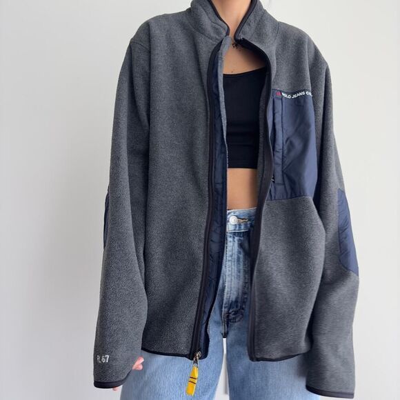 Vintage Polo Ralph Lauren Jeans Fleece Jacket - Picture 5 of 13
